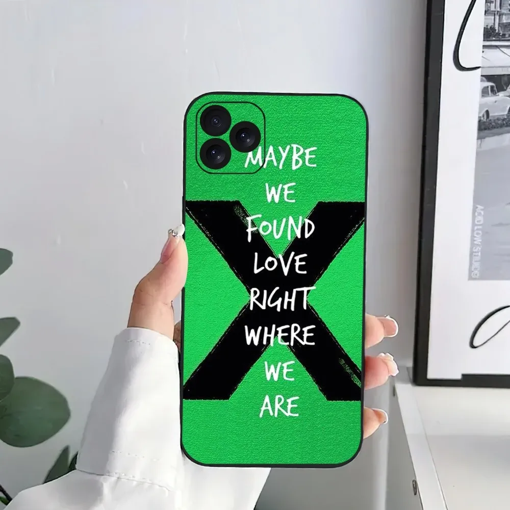 Singer E-Ed S-Sheeran Divide Phone Case For iPhone 15 14 13 12 11 8 Mini Xr Xs X Xsmax Pro Max Plus Shell