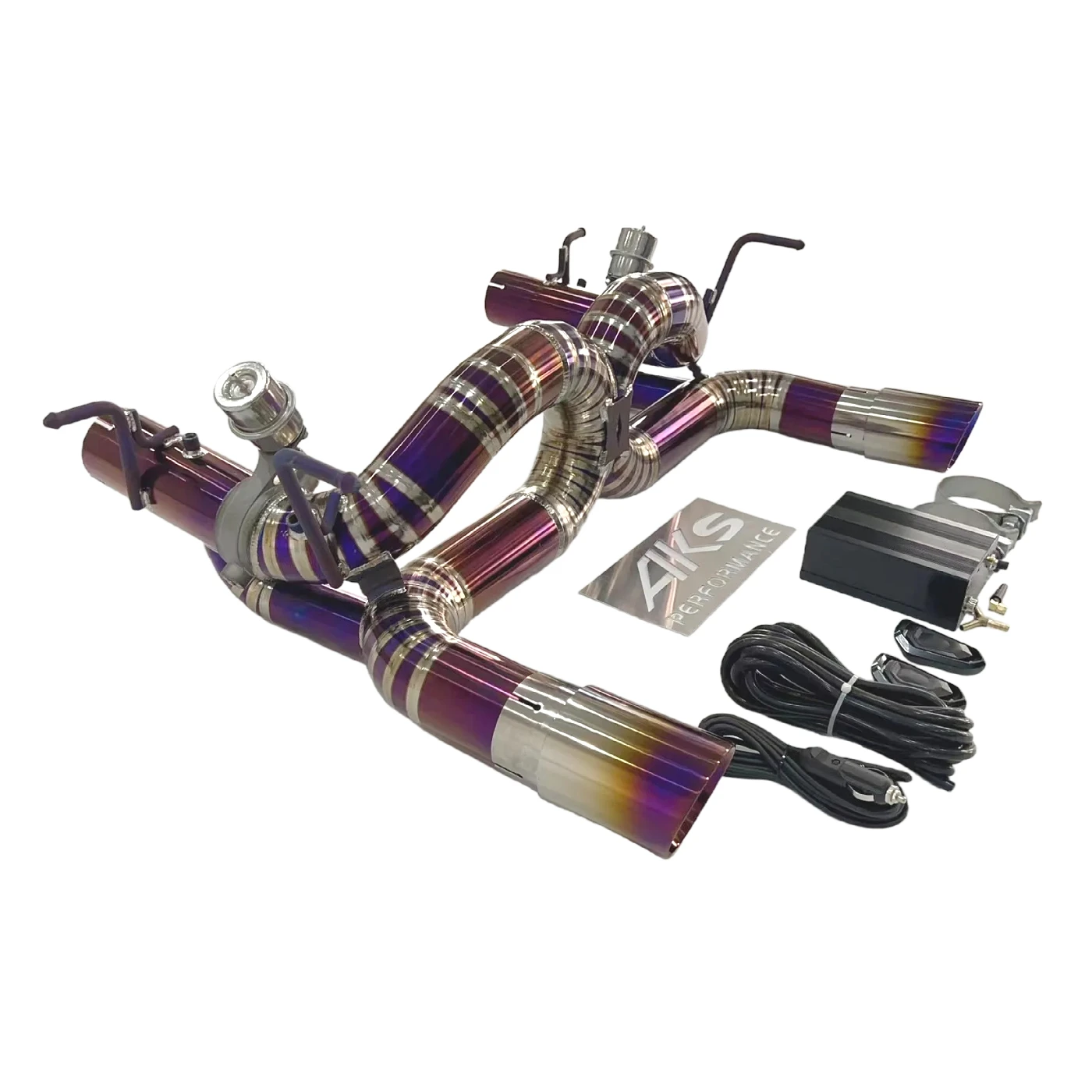 Titanium Alloy Exhaust Catback For Ferrari F8 With Muffler Valve Auto Performance Parts Exhaust System