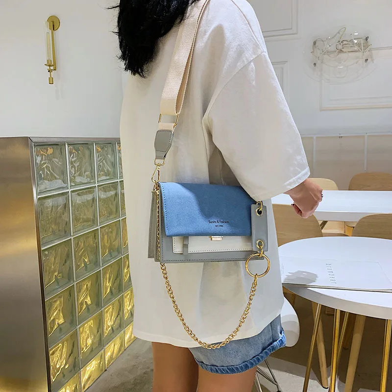 Fashion Small Suede Leather Crossbody Bags for Women Handbags 2022 New Ladies Designer Shoulder Messenger Bags Female Purses