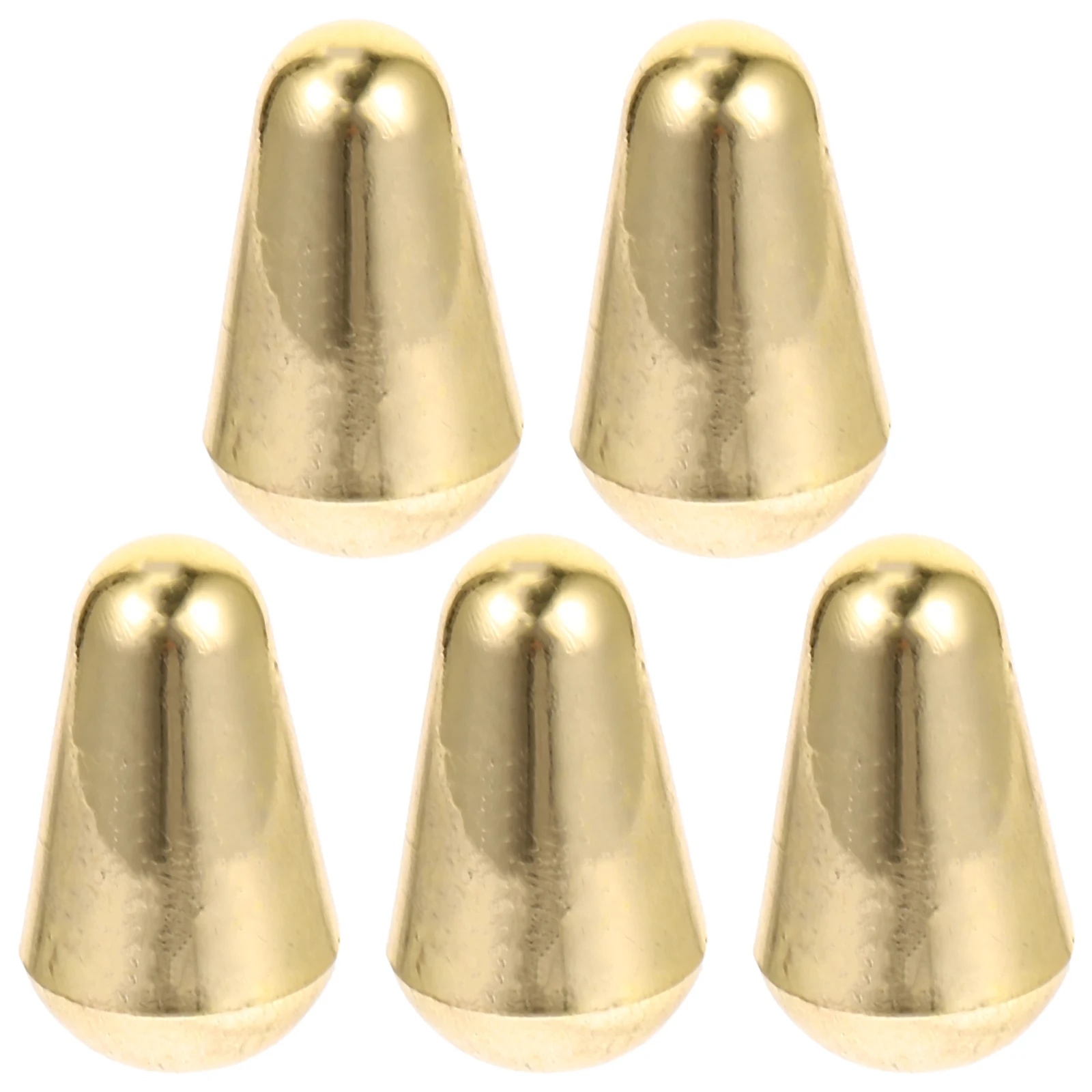 

5pcs Toggle Switch Tips Replacement 3 Way Parts Cap Knob For Electric Bass Durable Metal Guitar Cap Tips Toggle Caps Bass