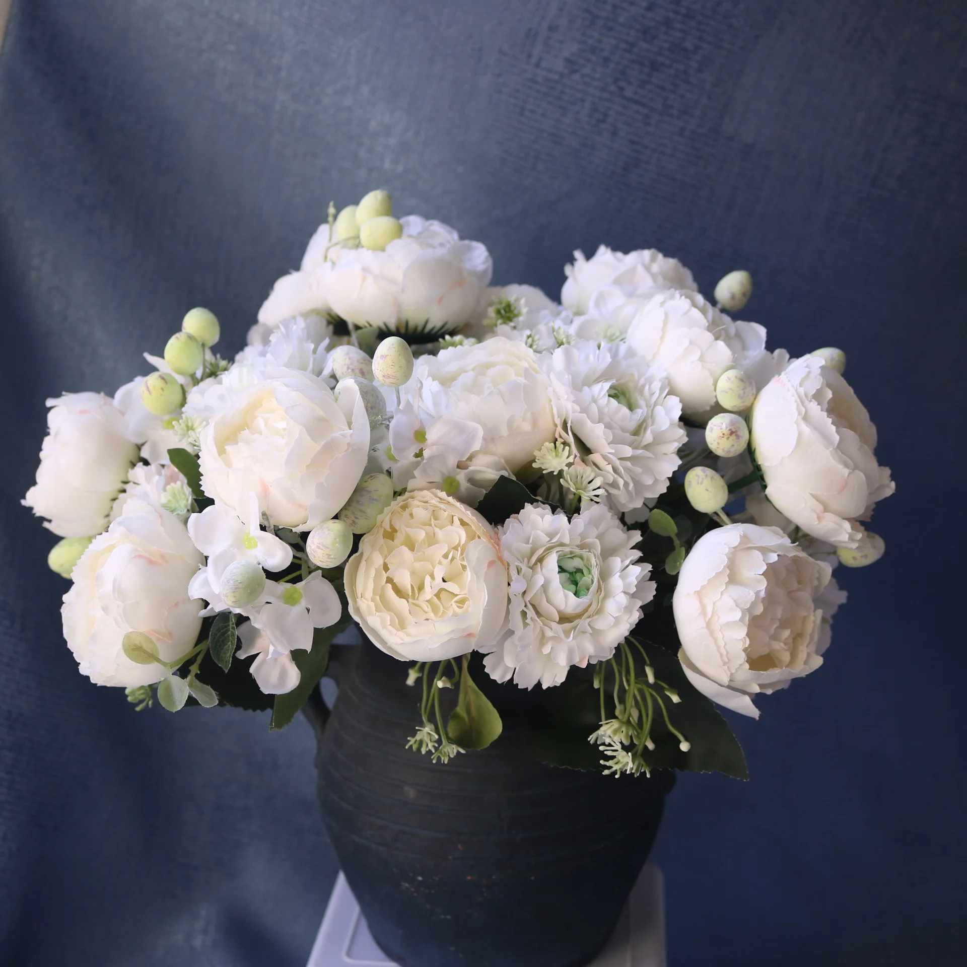 1pc Künstliche Blumen Seide Venus Rosen Heiße Verkäufe Hause Outdoor Garten Hochzeit Brautstrauß Festival Girlande Diy Box Dekoration