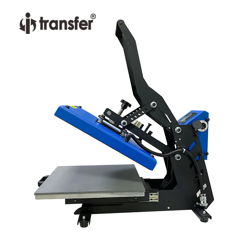 I-TRANSFER Heat Press Machine 15x15 Inches Drawer design LCD Digital Controller Sublimation Heat Press T-Shirt Heat Press