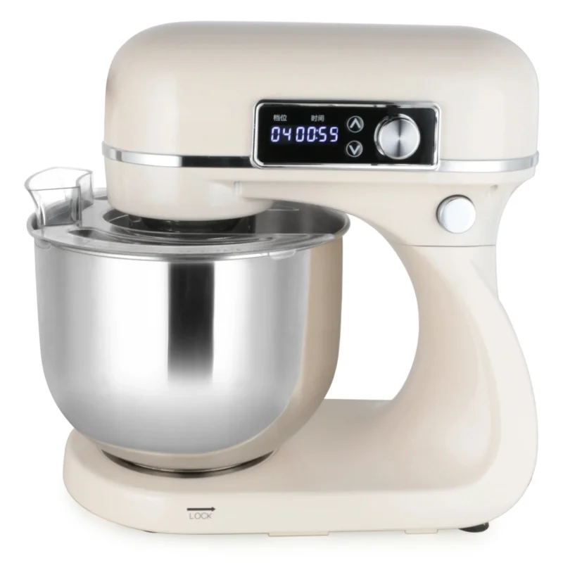 

Wholesale Factory 6L DC 800W With Bowl Light Robust Al Die-Cast Housing 12Speed Kitchen Stand Egg And Flour Mixer Machine