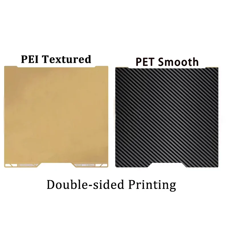 Bambu Lab A2L PEI Build Plate 335x326mm Double Sided Good Adhesion PEI Spring Steel Sheet Textured/Smooth Magnetic Platfrom