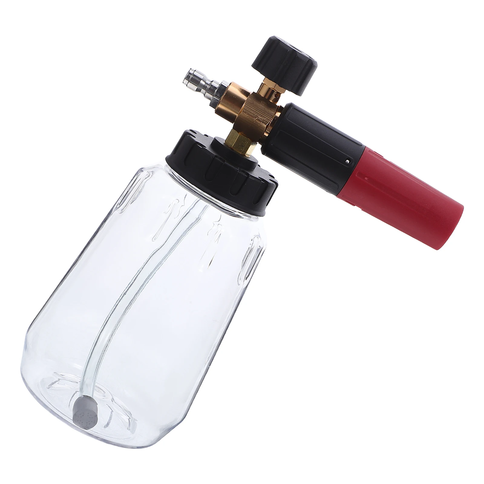 

1L High-Pressure Foam Manual Pump Applicator Bottle For Automotive Cleaning Durable Plastic Foaming Soap Sprayer For Garage