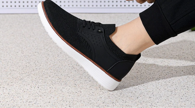 Atmungsaktive Freizeitschuhe für Herren im Frühling und Herbst, Mesh-Sportschuhe, weiche Sohle, rutschfest, One-Step-Dad-Schuhe – Detail 16