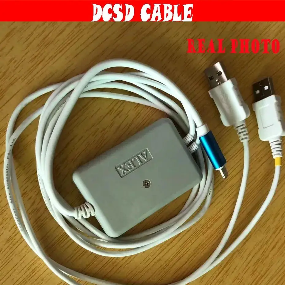 THE NEWEST DCSD Cable / dcsc cable Engineering Serial Port Cable to Enter Purple Screen foriPhone 7/7P/8/8P/XiPad to Write Data