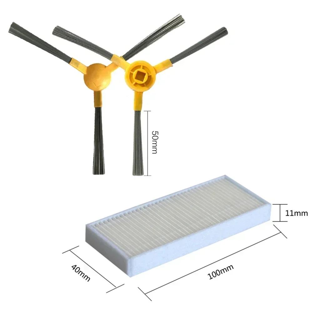 Filtro spazzola laterale per IKOHS S12 per attacco di ricambio per aspirapolvere robot T550W