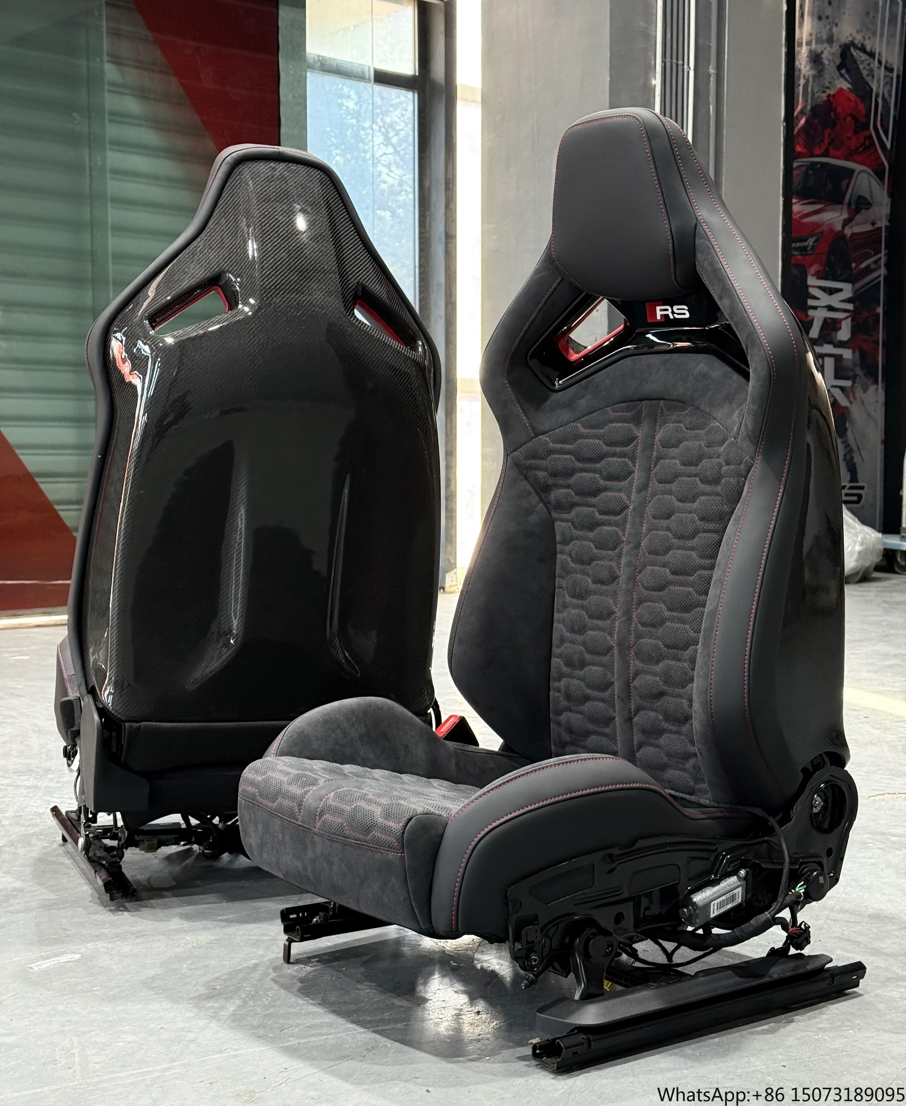 Custom for  B10 Complete Carbon Fiber Bucket Seat for  R8 V10 Supercar Interior Refit Parts