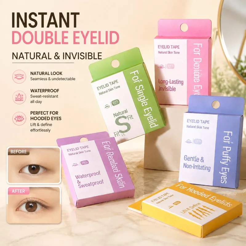 Simulated Honeycomb‑textured Lace Eyelid‑tape Natural Invisible Seamless Swollen‑eyelid Eye‑beautifying Sticker Subtle Eyelid