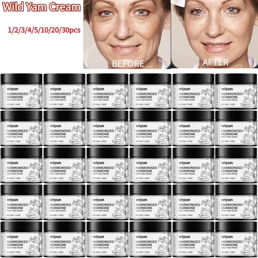 Wild Yam Cream Yam Root Paste Balance Hormonal Harmonised Hormone Improve Skin Healthy Skin Care Wild Yam Cream Skin Smooth