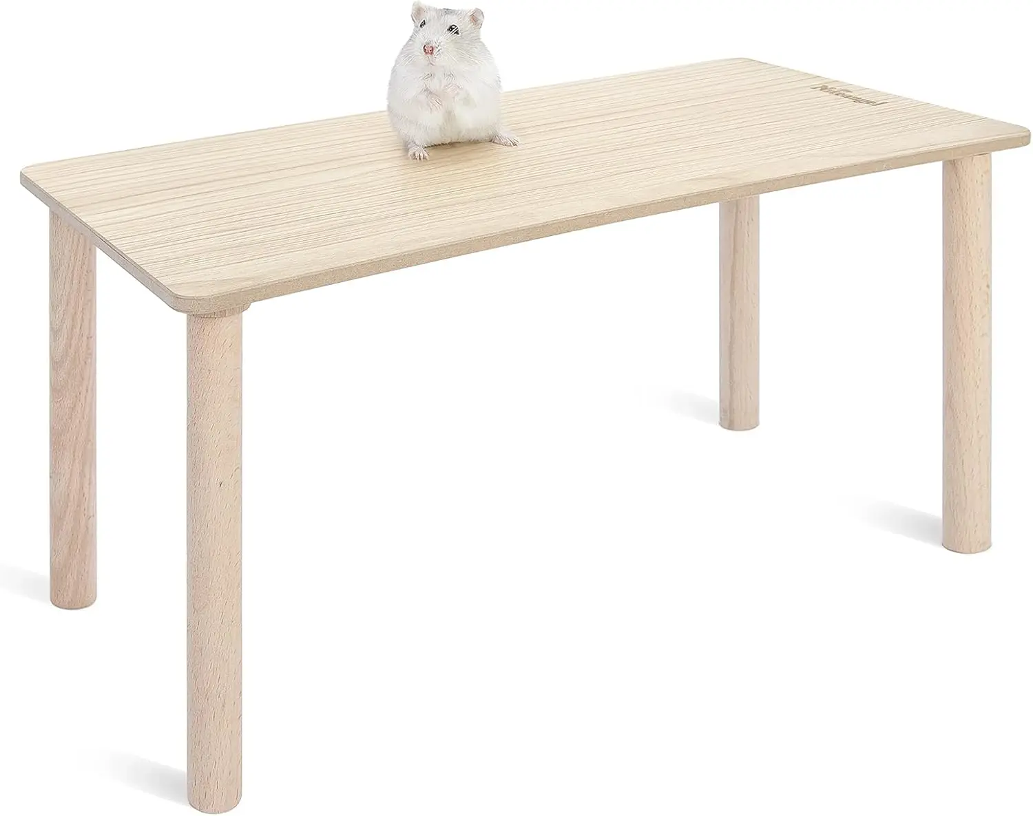 

Wooden Hamster Platform for Small Pets, 7" Height, Natural Finish