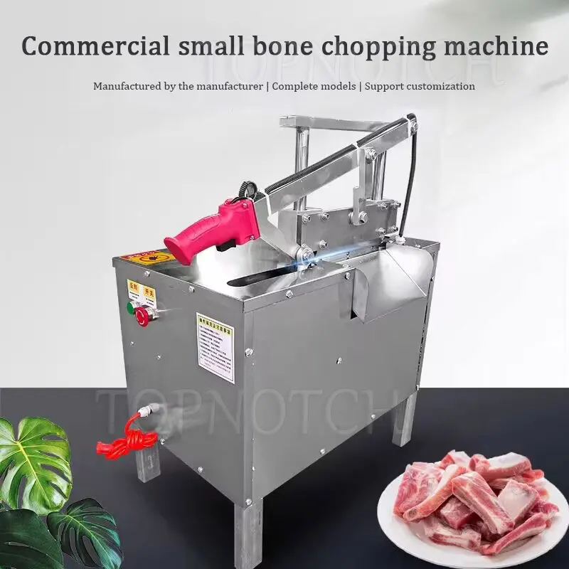 Electric Bone Saw Fully Automatic Hydraulic Bone Cutting Machine Lamb Chops Leg Bones Pig Hooves Small Guillotine