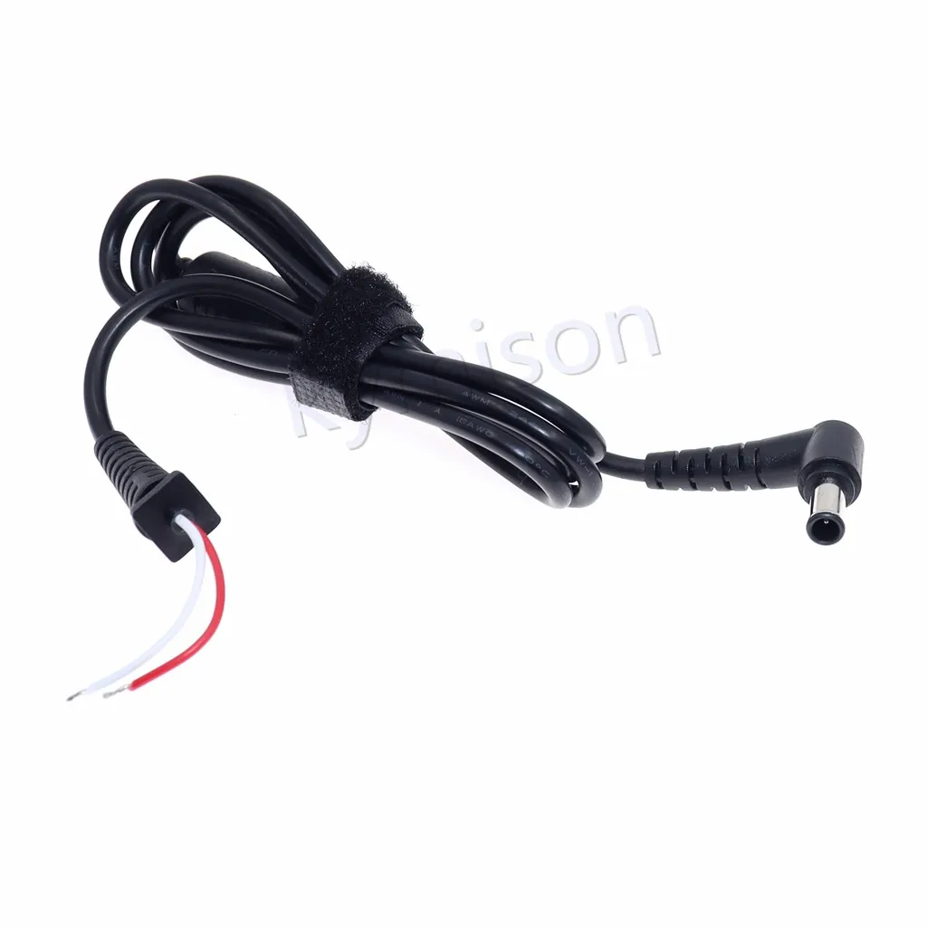 DC 6.5 x 4.4 6.0*4.4mm Power Supply Plug Connector With 1.2meter Cord / Cable for Sony Vaio Laptop Adapter Charger