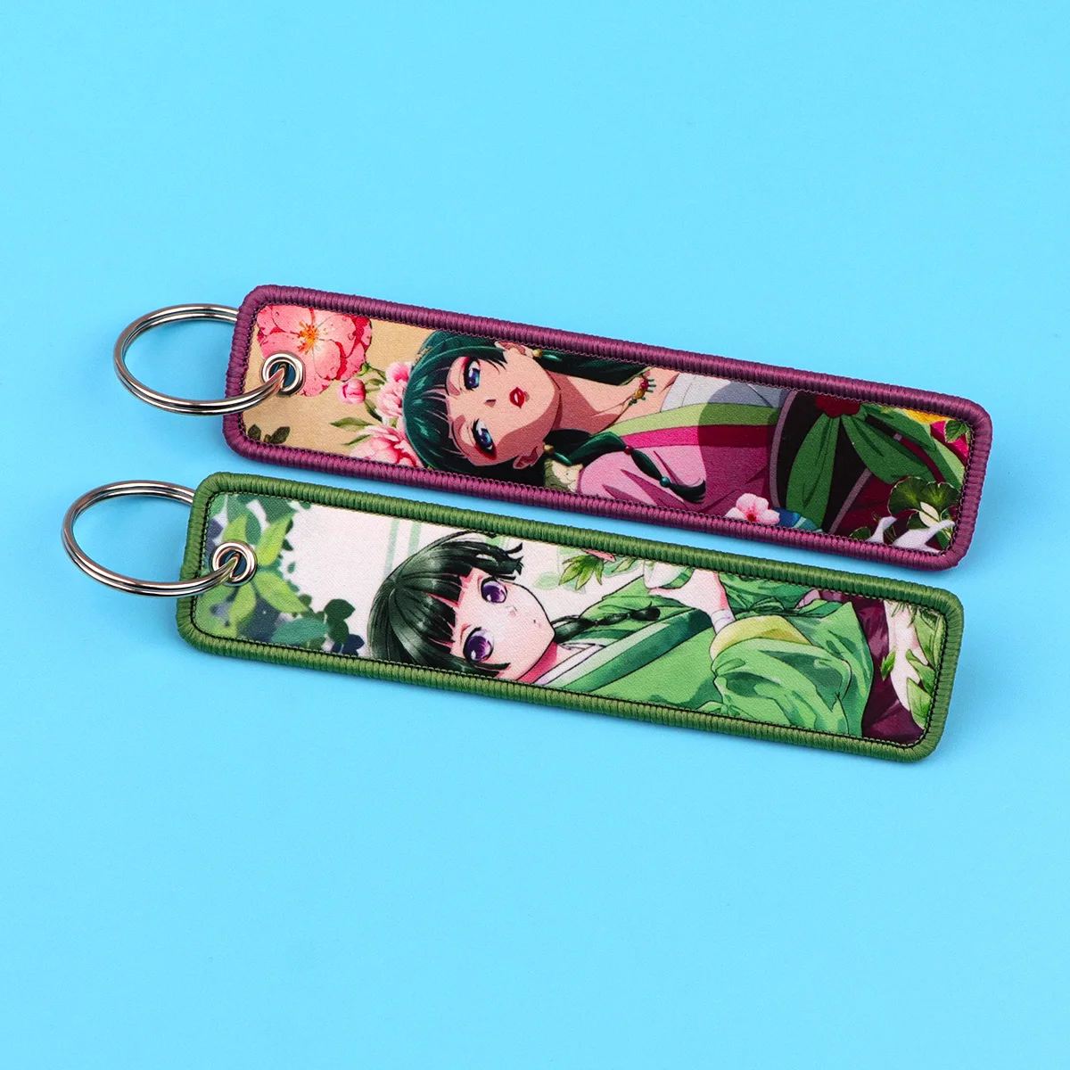 Lindo Llavero de Personajes de Anime para Parejas, Llavero de Dibujos Animados MAOMAO, Correa para Mochila, Soporte para Bolsa, Colección, Decoración, Regalo