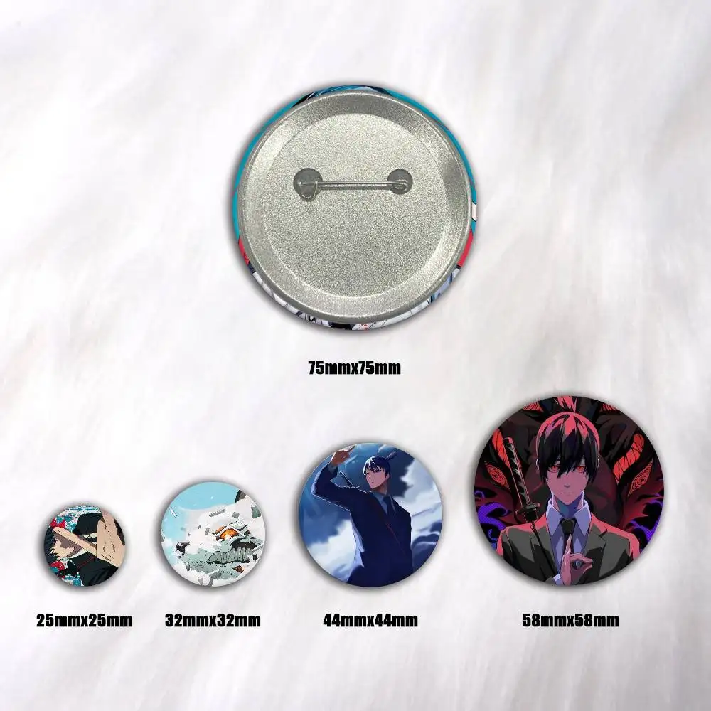 Aki Hayakawa Anime Round Badges, Brooches, Clothing Accessories, Birthday Gifts, Anime Conventions