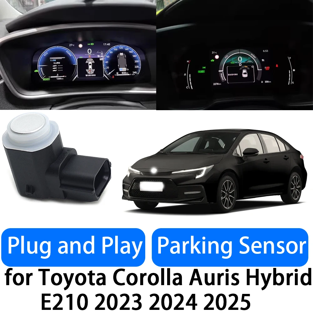 

For Toyota Corolla Auris Hybrid E210 2023-2026 Reverse Radar Precision Detection & Easy Install OEM Fit Parking Sensor System