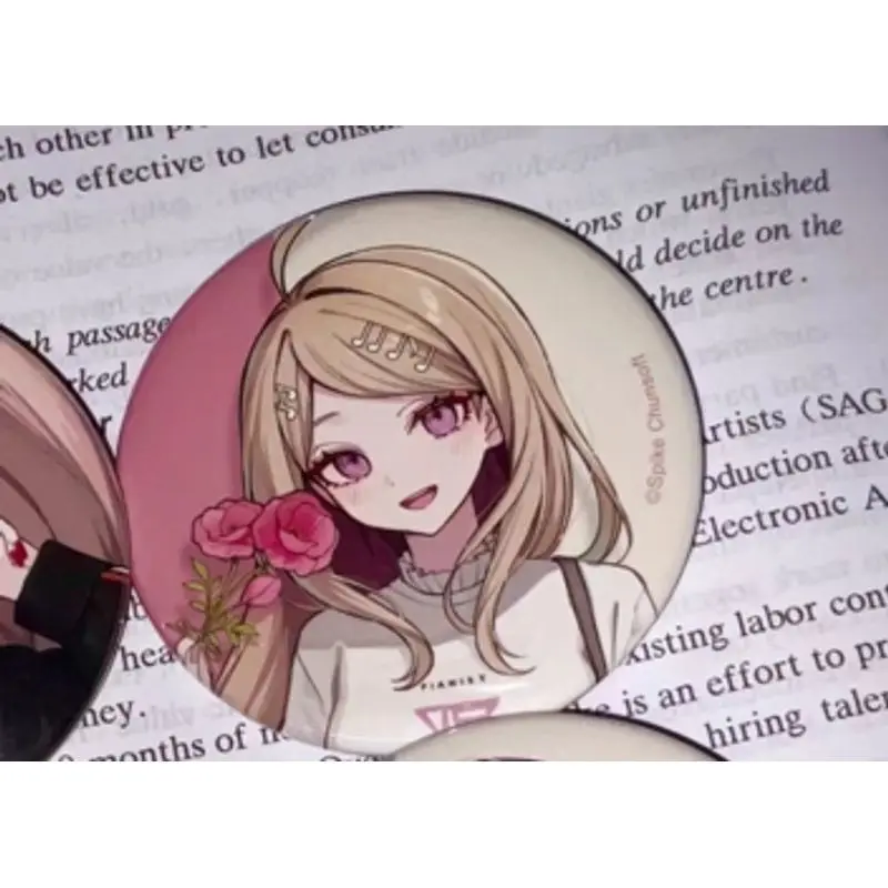 دانغانرونا نانامي شياكي اينوشيما جونكو كيريجيري كيوكو كايد أكاماتسو شارة معدنية ديكور للطاولات #2