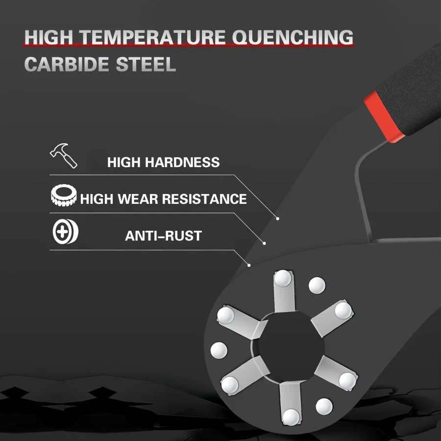 المفتاح السحري 6 بوصة 8 بوصة متعددة الأغراض سبائك الصلب سداسية دليل قابلة للتثبيت المنقولة سداسية وجع