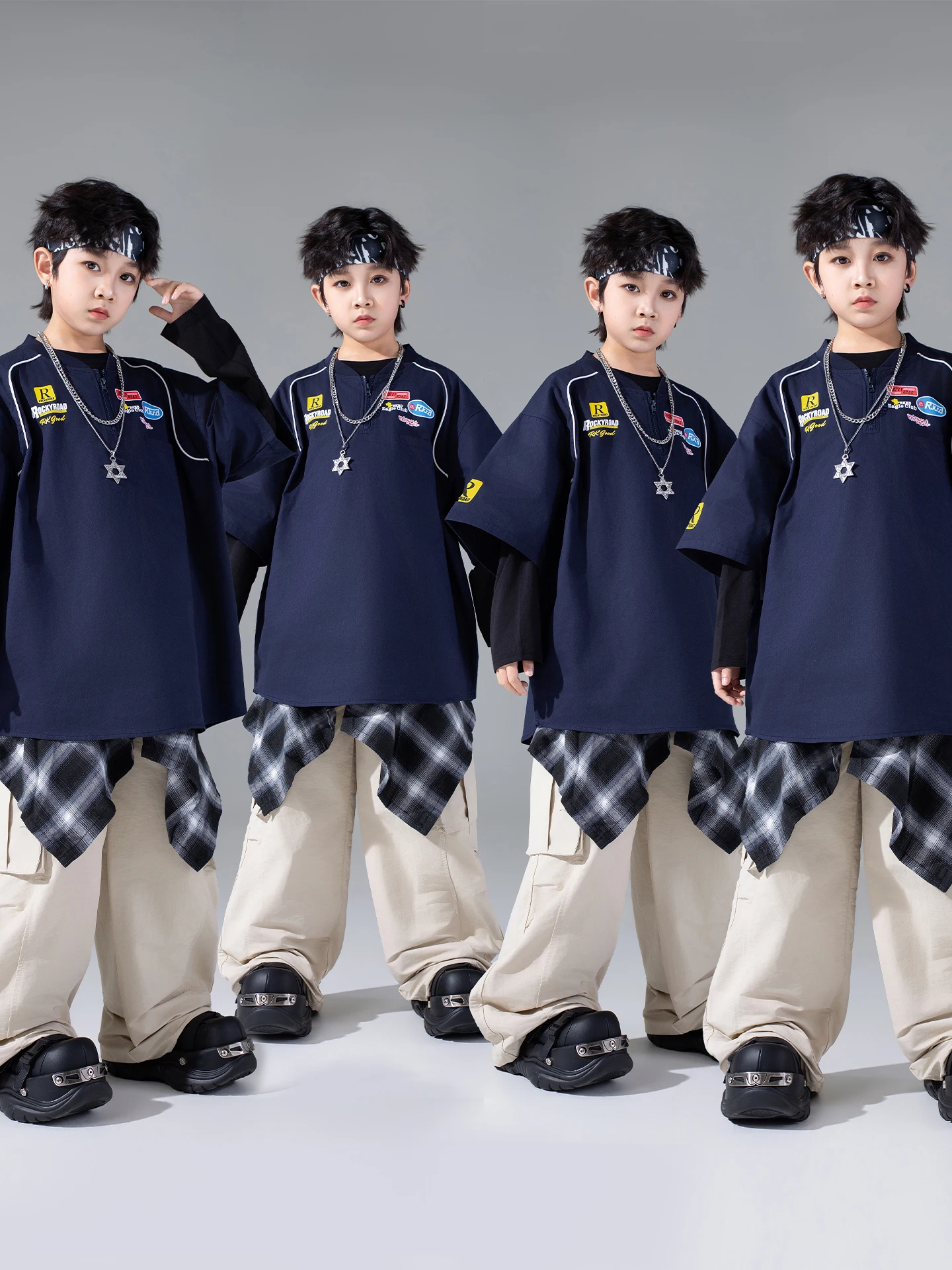 vetements-hip-hop-pour-enfants-chemises-bleues-pantalons-amples-tenues-pour-garcons-vetements-de-danse-de-rue-costume-de-scene-de-jazz-moderne-2025-dqs21394