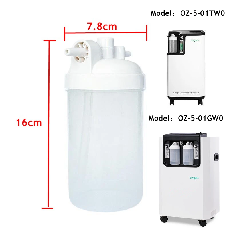 

Owgels Accessoire Owgels Oxygen Concentrator 5L OZ-5-01PW0 OZ-5-01TW0 10L OZ-5-01GW0 High Quality Humidification Cup