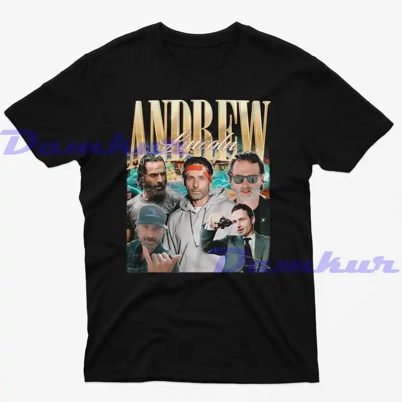 Andrew Lincoln Retro Shirt, Rick Grimes T-Shirt, Rick Grimes Sweatshirt, Daryl Dixon, Rick Grimes Tee Merch Gift
