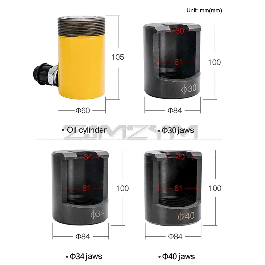Гидравлический пневматический съемник шаровой головки цилиндра, автомобильный рулевой стержень, рокер, съемник шаровой головки, инструменты для удаления гидравлических грузовиков
