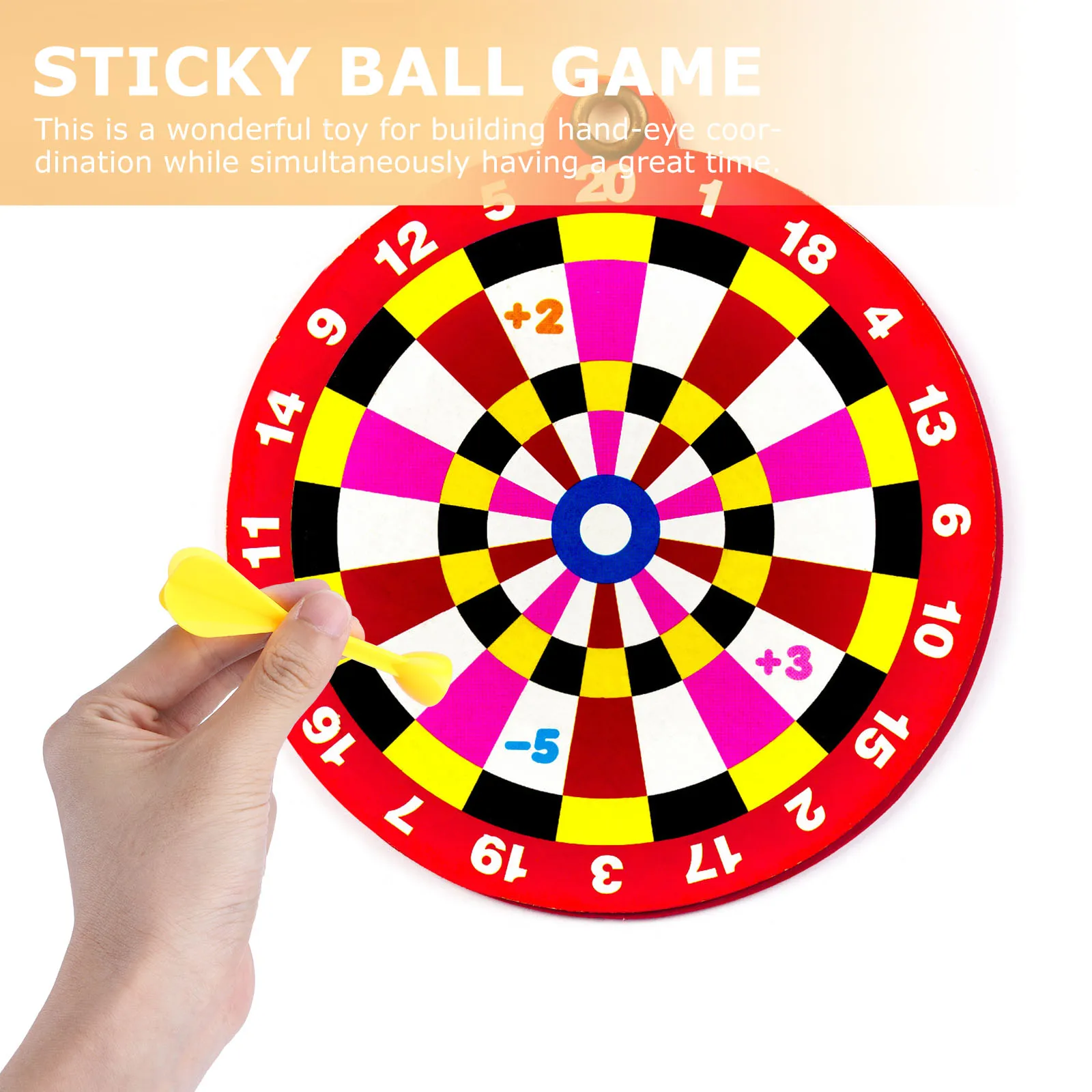 

18 Pcs Dart Sticky Ball Set Kid Gifts Red Plastic Balls for Kids Toys