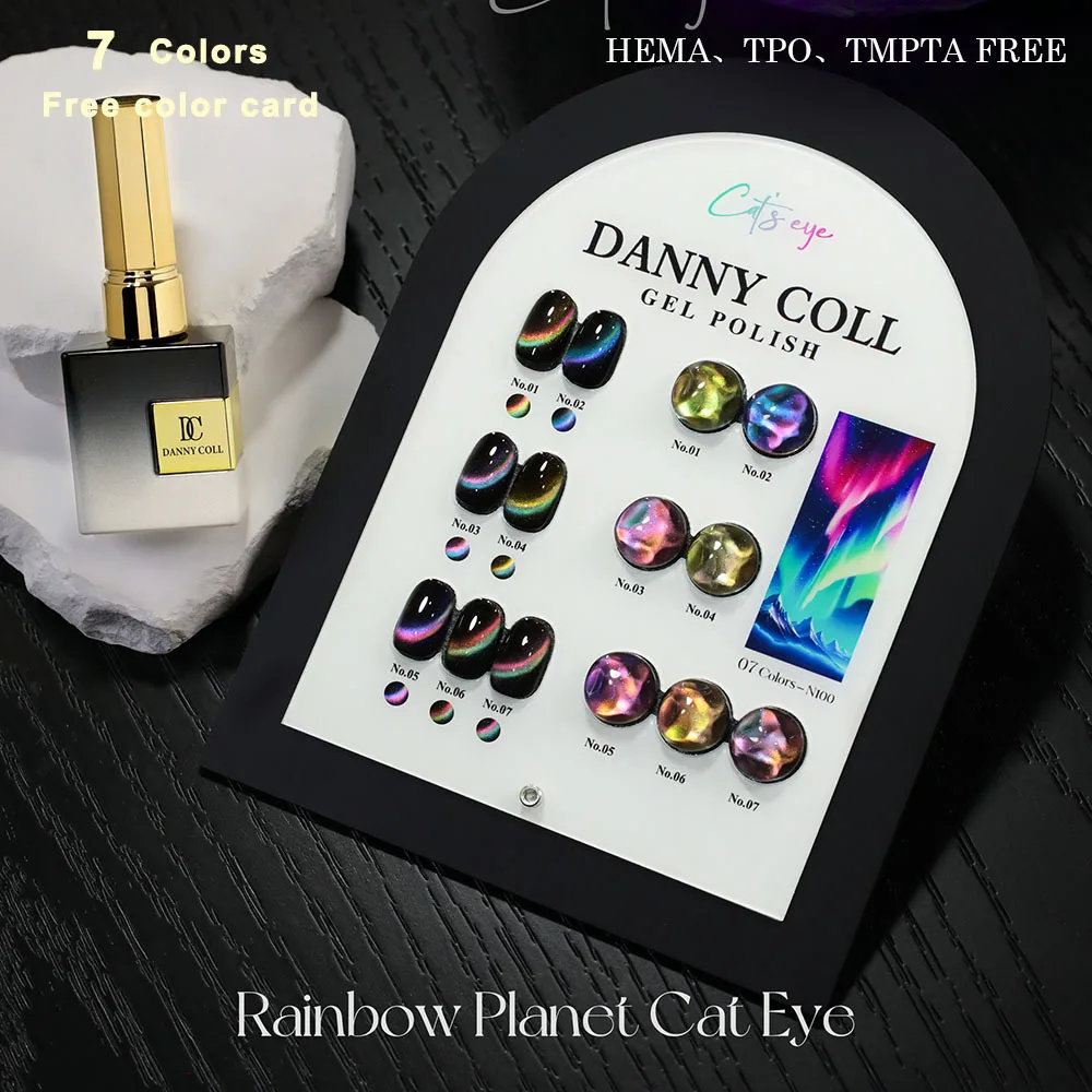 

Rainbow Cat Eyes HEMA/TPO FREE Магнитный гель-лак для ногтей «кошачий глаз» УФ-гель-лак Soak Off Gelpolish Varnish Nail Art Lacque Primer