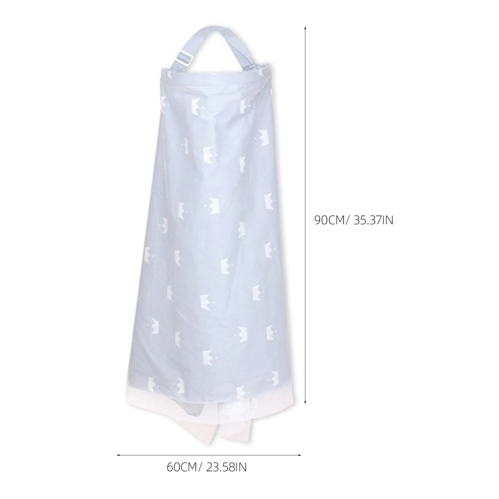Nursing Cover for Breastfeeding Moms Lightweight Soft Breathable Multi-Functional Feeding Scarf Outdoor