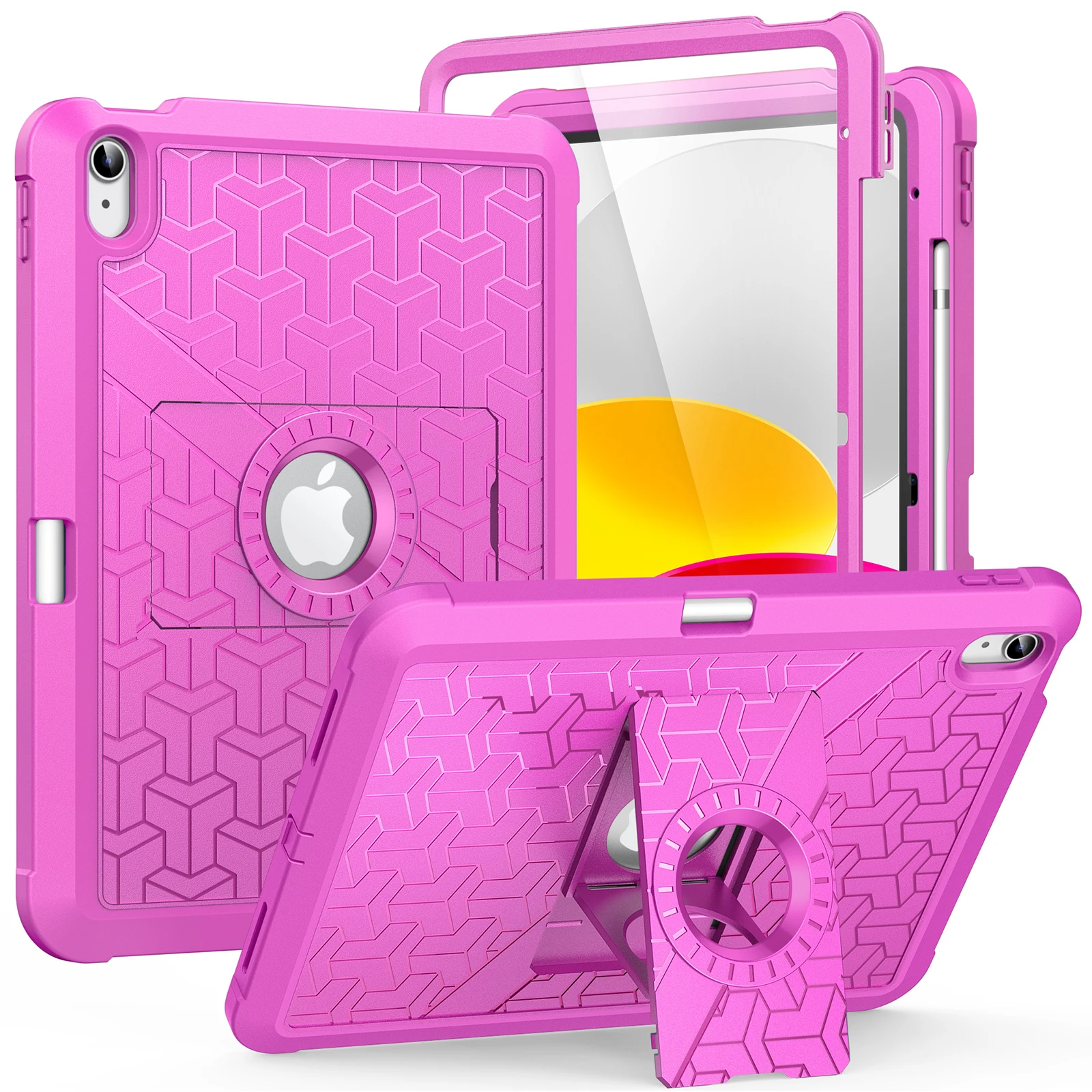 MoKo for iPad (A16) 11th/10th Generation Case 2025/2022, Heavy Duty Shockproof Dual Layer Full Body Protective Cover