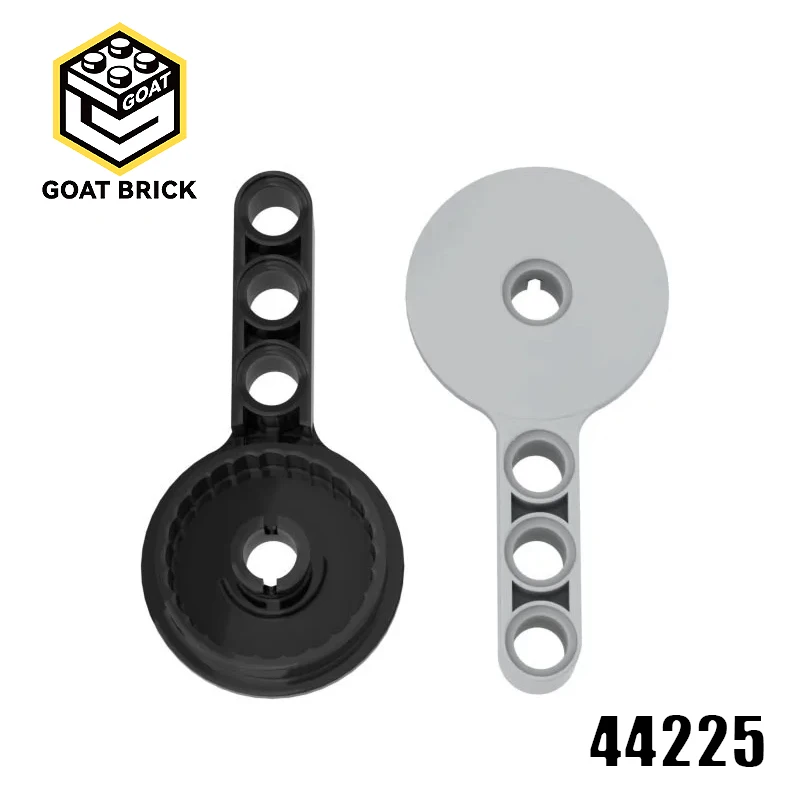 10Pcs MOC Parts 44225 High-Tech Rotation Joint Disk with Pin and 3L Beam Thick Bricks DIY Building Blocks Particle Kid Toy Gift