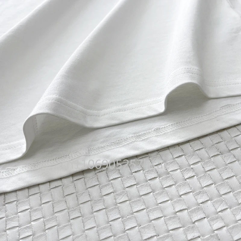 FW22 خط مزدوج تصميم الأزياء الرجال بلايز بأكمام طويلة الصدر عاكس إلكتروني شعار تي شيرت مصمم العلامة التجارية زوجين بلايز تيز