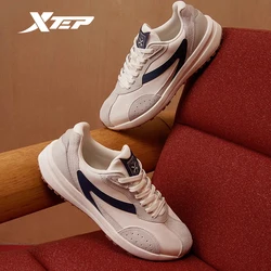 Xtep Boundless Causal Shoes Women Vintage Street Leisure Female Sneakers Wear-Resistant Breathable Outdoor Shoes 877318320020