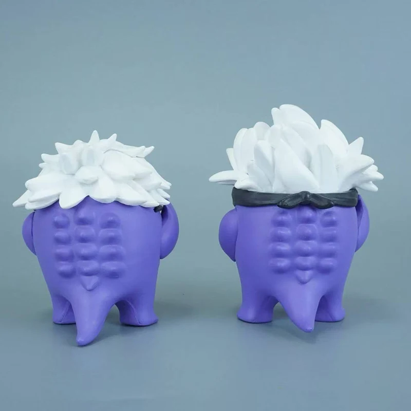 Pokemon anime ornamentos periféricos gk máscara facial gengar cos gojo satoru figura modelo colecionável kawaii brinquedo bonecas presentes das crianças