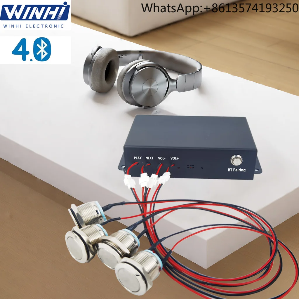 Hot Selling Mini 4K HD-MI OUT Audio Multimedia Video Player Box Witch BT Earphones Support for High-Quality Audio Output