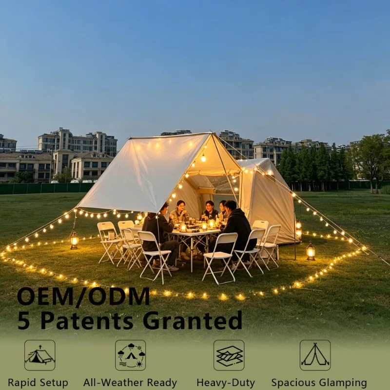 Fire Retardant Commercial Grade Outdoor Inflatable Tent for Theme Parks and Campgrounds