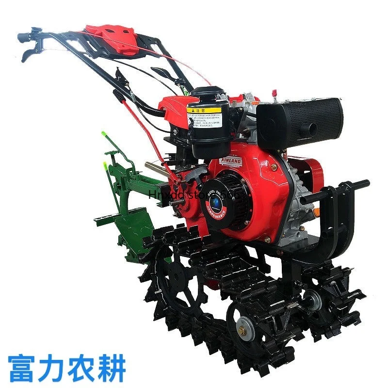 Gasoline and diesel multi-functional household agricultural turning plow wasteland rotary tillage sowing and fertilization