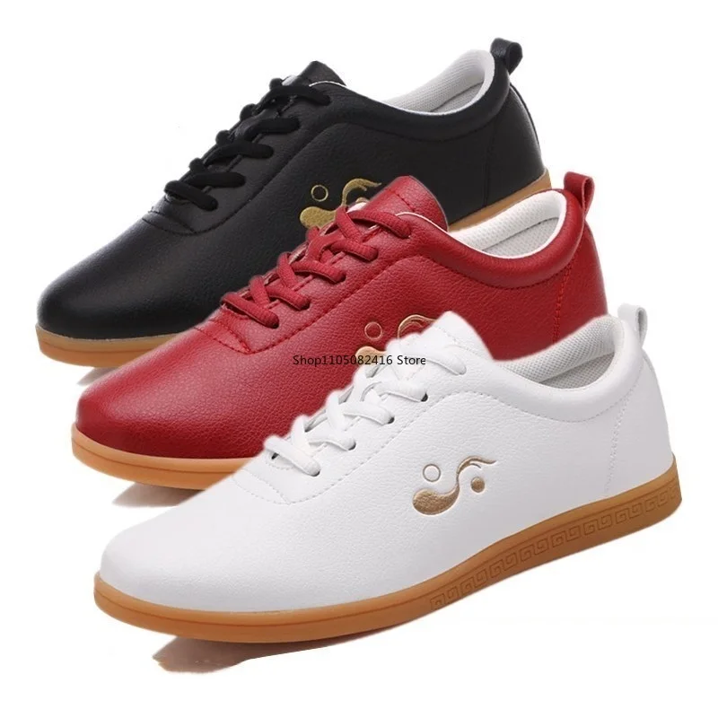 

Kung Fu Tai Chi Shoes Martial Art Shoes Sneakers Soft Cowhide Breathable Comfortable