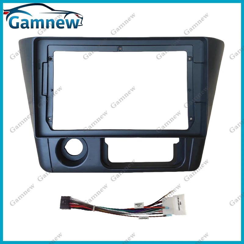 Car Radio Fascia for Mitsubishi Lancer IX GLX 1995-2001 9 Inch Stereo Panel Dashboard Kit Refitting Installation Frame
