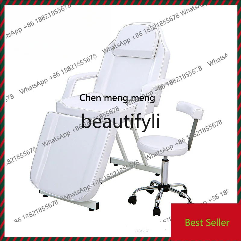 K182Modern Simple Folding Massage Bed Sponge Household Portable Beauty Bed Massage Bed Mobile Dual Use