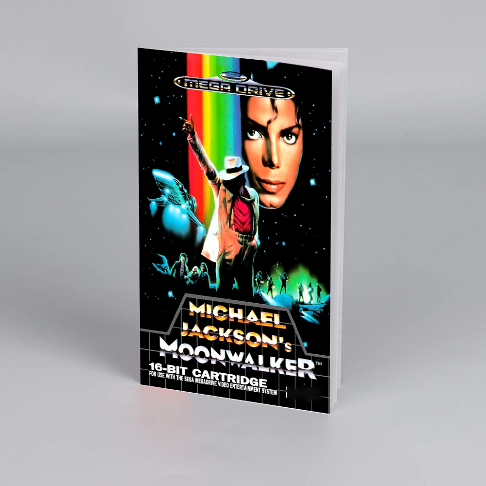 Michael Jackson's Moonwalker  USA  EUR  Manual for Sega 16 bit Megadrive Genesis High Quality Instructions