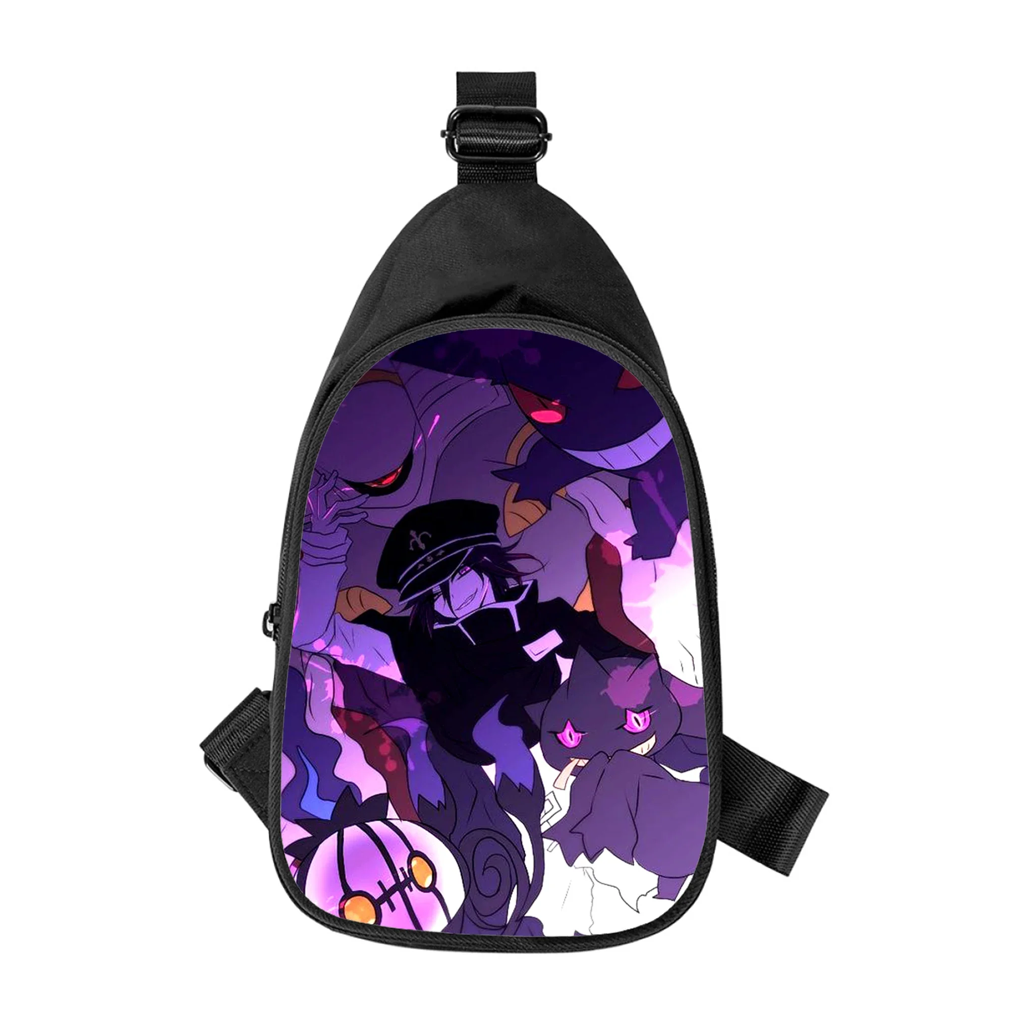 Danganronpa V3 3d Print Nieuwe Mannen Cross Borst Tas Diagonaal Vrouwen Schoudertas Echtgenoot School Taille Pack Mannelijk Borstpakket