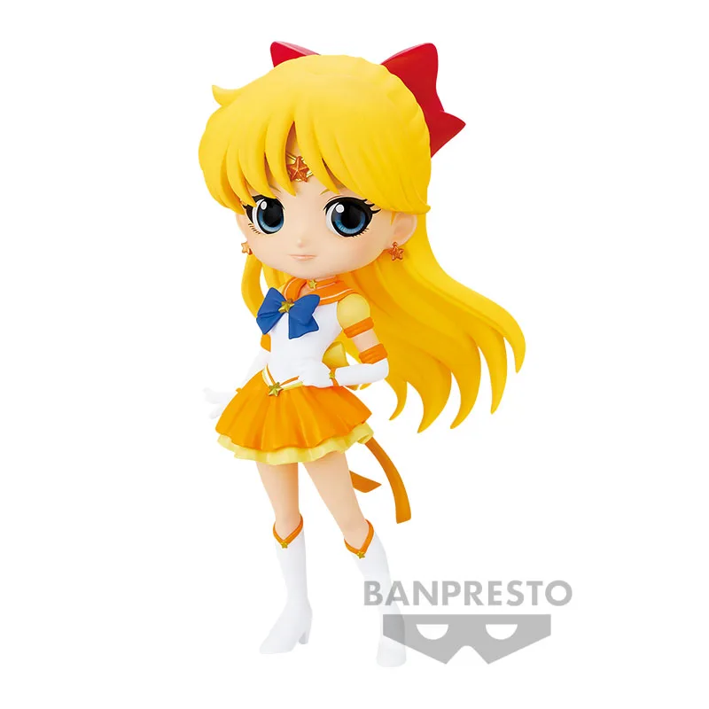 Original BANDAI Sailor Moon Hino Rei/Sailor Mars Aino Minako/Sailor Venus Anime Action Figure Collectible Model Toys Boy Gifts