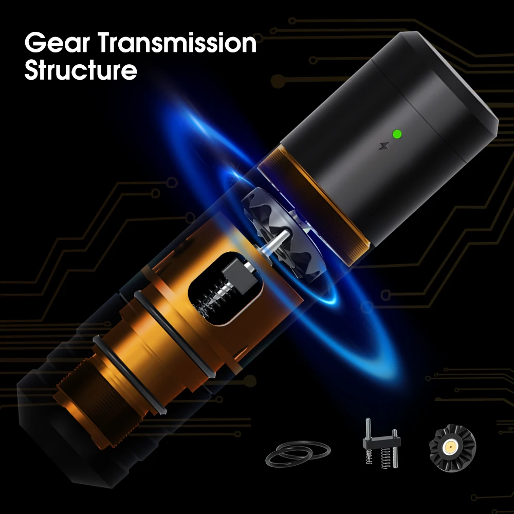 قلم آلة الوشم TREX RCA محرك Mabuchi قوي وهادئ لتوريد بطانة الوشم وتظليلها