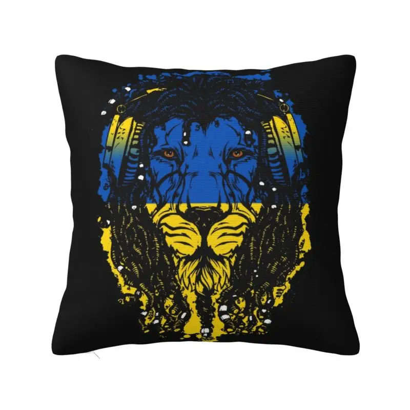 

Nordic Ukrainian National Flag Cushion Cover Velvet Ukraine Trip Throw Pillow Case Home Decor