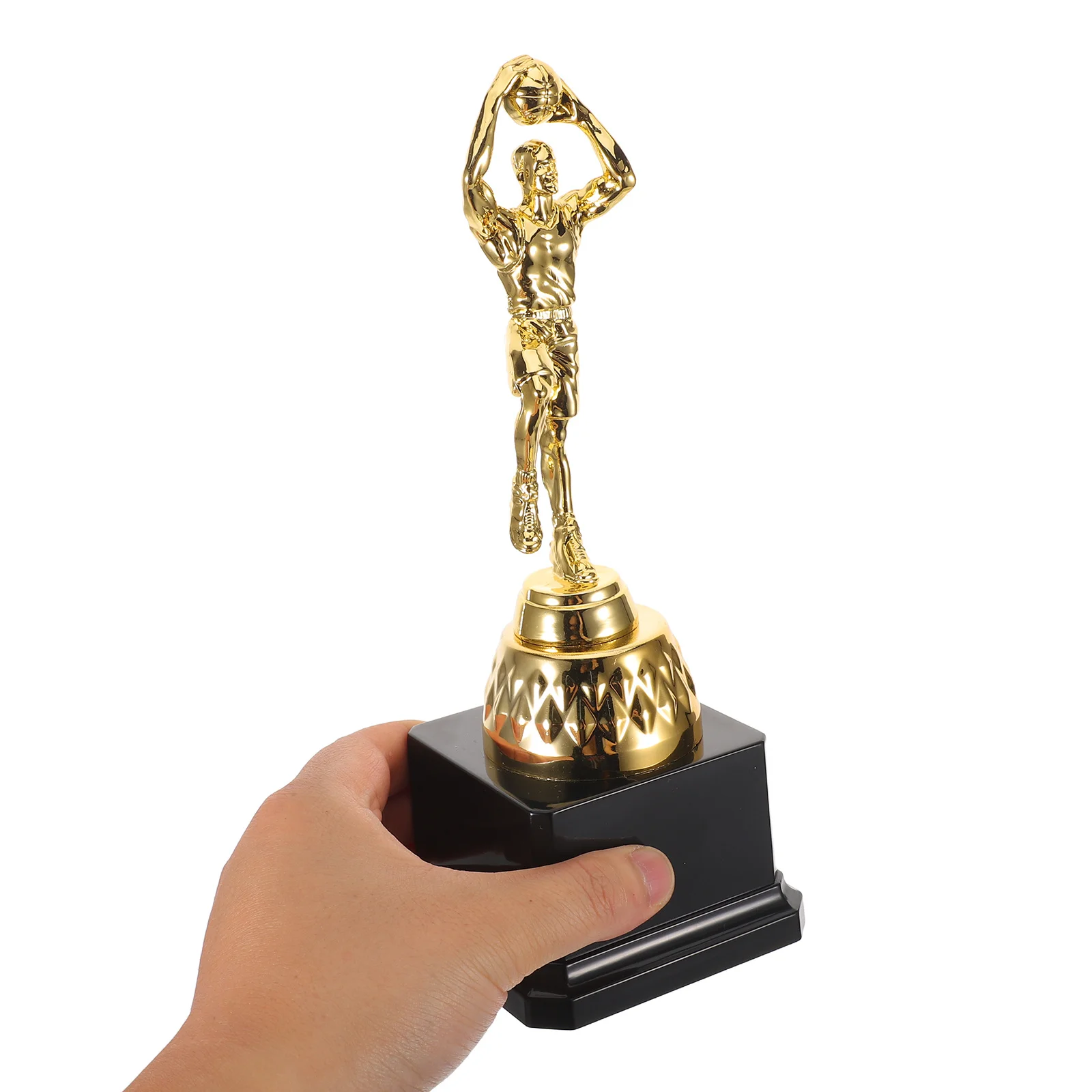 

Basketball Trophy Cup Gold Plastic Lightweight For Adults Sports Competition Award Victory Celebration Decor