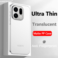 Ultra Thin Translucent Matte Case For OPPO Find X9 Pro X8 X7 Ultra X8s Plus Anti-Fingerprint Lightweight Cover Bumper PP Shell