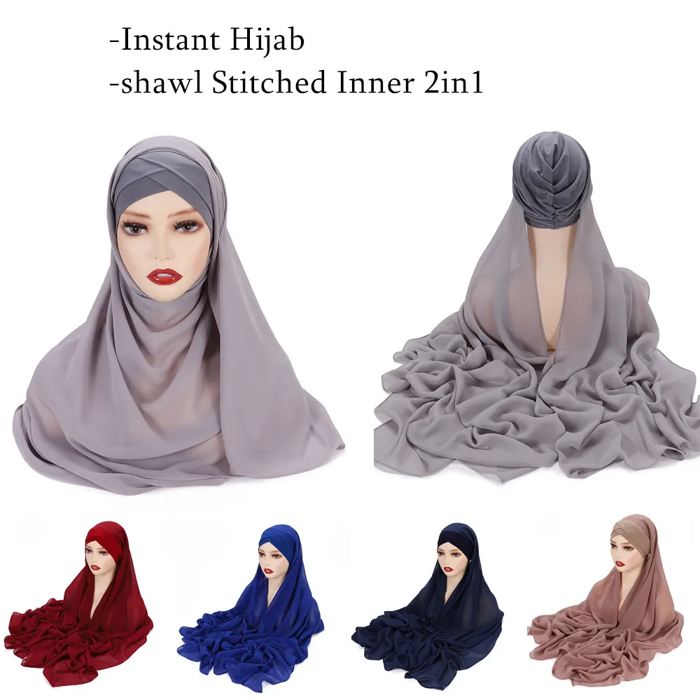 Die perfekte Schalgen-Lösung für muslimische Frauen: Ein umfassender Testbericht zum Instant Hijab Chiffon Shawl
