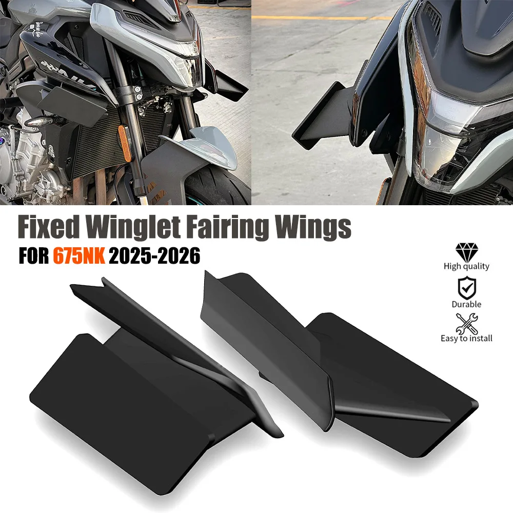 

Side Flank Side Wind Wing For CFMOTO CF675 675NK 2025 Side Wing Side Spoiler Kit Front Flank Front spoiler Lower spoiler Flank